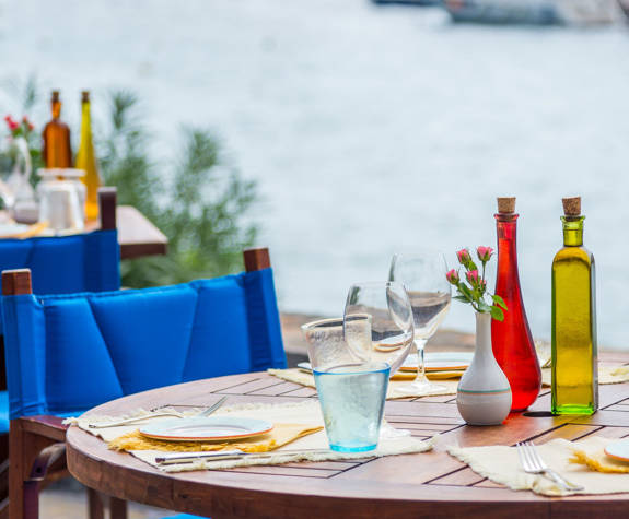 Elounda Bay Palace Ariadne Restaurant table decorations