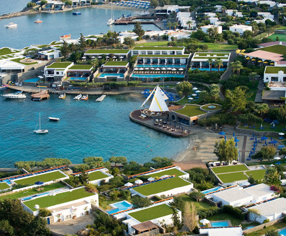 Panoramic view of Elounda Bay Palace